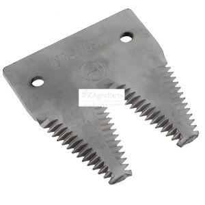 Double Cut in 3" Chrome, COARSE section, 2-1/16" cc holes. Pack of 10