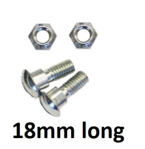 MacDon FD2 M6 x 18mm Bolt and Nuts to fit knife sections 286475, Pack of 50