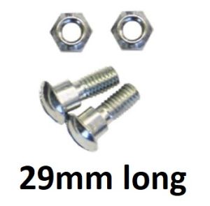 MacDon FD2 M6 x 29mm Bolt and Nuts to fit knife sections 286477, Pack of 25