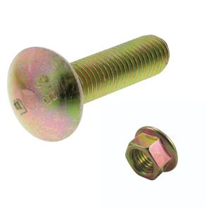 M10 x 40 mm Carriage Bolt & Nut to fit knife guards, 03M7194